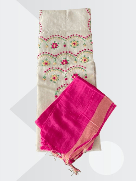 Knot Stitched embroidery Suit