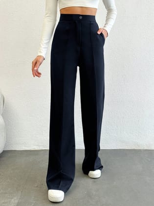 Bellbum Casual Trouser Royal Blue Lycra Pant-S
