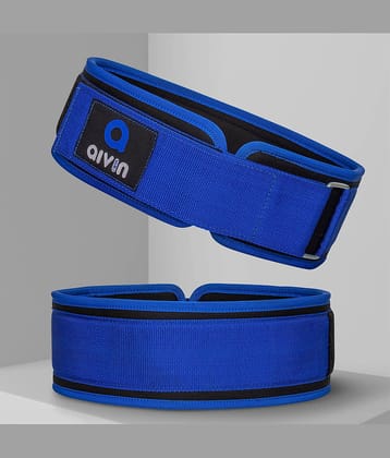 Aivin Blue Nylon Neoprene Gym Belt
