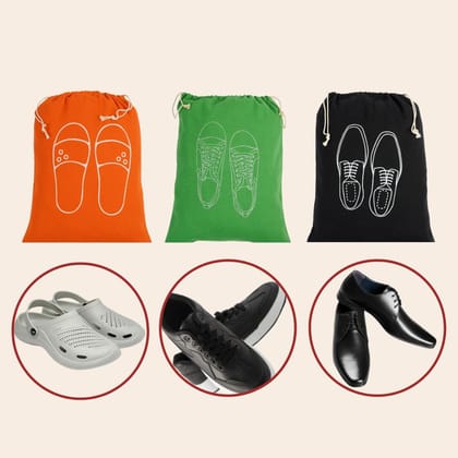 IVillage Shoe Cover Male Set of 3 Multicolor