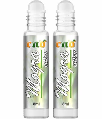 Mogra Attar Perfume for Unisex - Pure, Natural Undiluted | Set of 2 Herbal Attar
