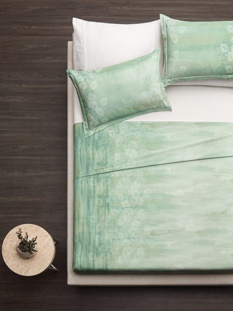 DDecor 100% Combed Cotton Super King Bedsheet with 2 Pillow Covers | Floral 180TC | Soft & Comfortable | Perfect for Everyday Bedroom Use | Insignia Collection | 274 CM X 274 CM
