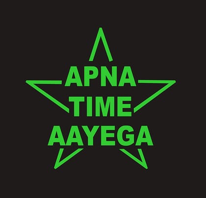 DreamKraft Glow in The Dark Poster APNA TIME AAYEGA Radium Sticker (Green, 20 cm X 20 cm) DreamKraft Glow in The Dark Poster APNA TIME AAYEGA Radium Sticker (Green, 20 cm X 20 cm)