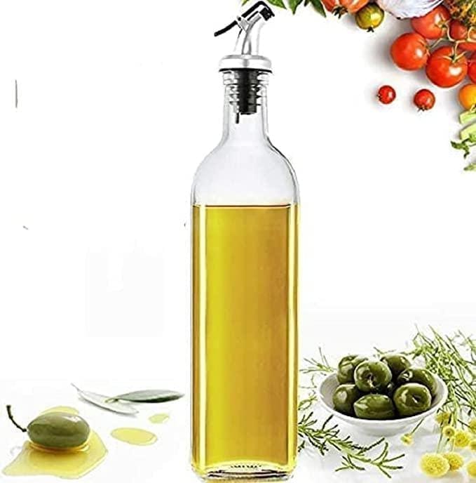 Oil and Vinegar Glass Bottle Dispenser