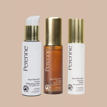 Aqua Restoration CTM kit with Shea butter, Grapefruit & Aloe Vera Extract-CTM kit + Tonic mist 50ml