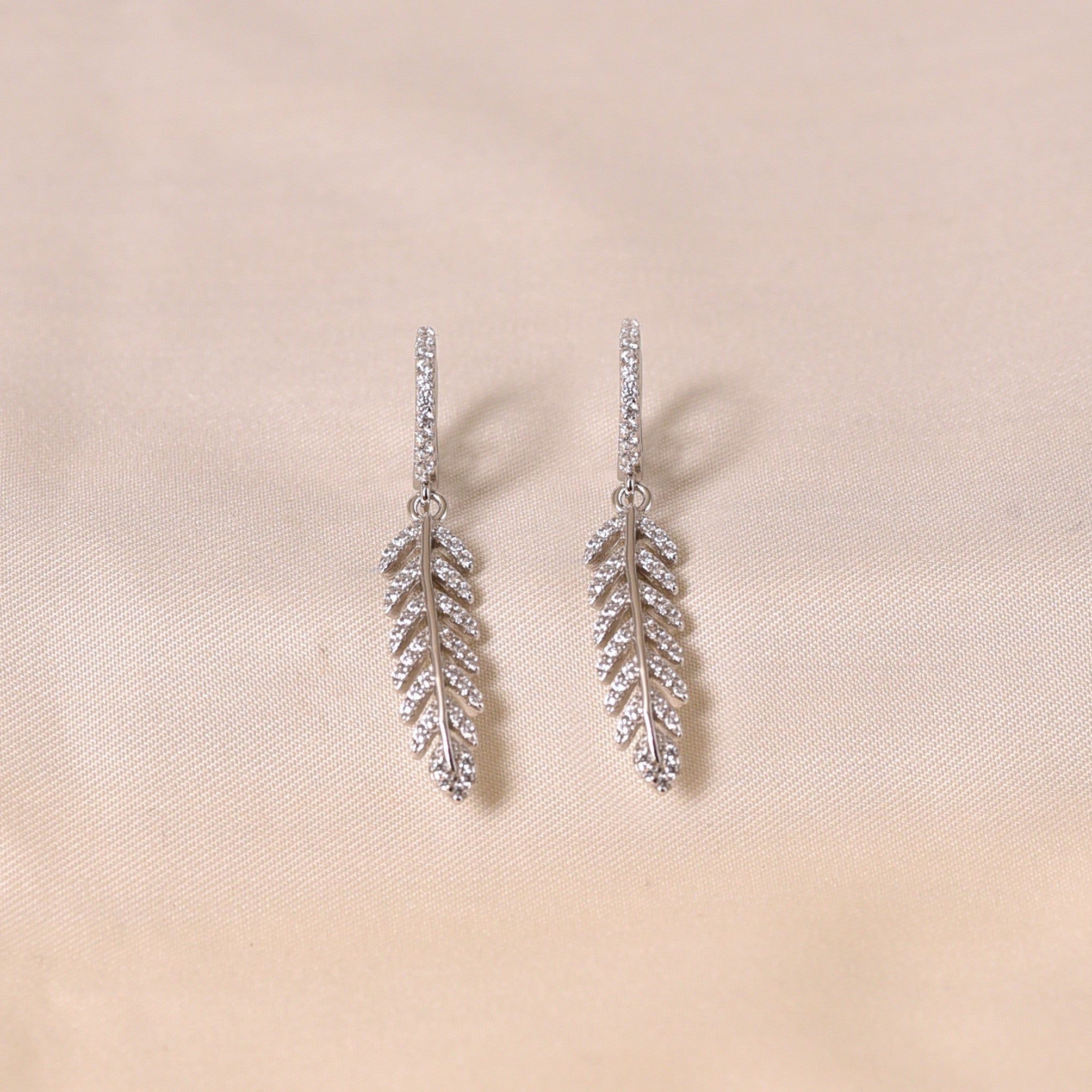 Long Feather Earrings
