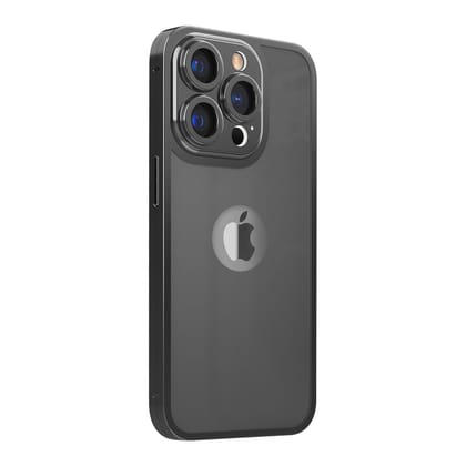 iPhone 13 & 14 Series 360 Degree Cover - Titanium Alloy Ultra Thin Metal Case with Camera Protection-iPhone 13 / Black