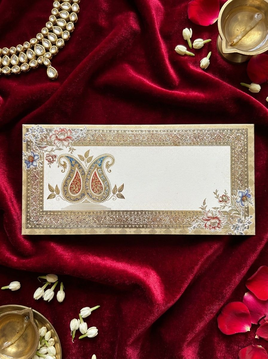 The Heritage Kairi Envelope – Traditional Festive Money Envelope for Shagun & Celebrations