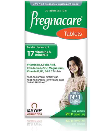 PREGNACARE healthcare supplement 30 no.s Multivitamins Tablets
