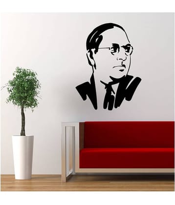 Wallzone Dr Ambedkar Sticker ( 60 x 50 cms )