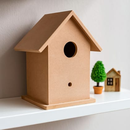 Dbeautify's DIY MDF Decorative Bird Home for Garden & Indoors