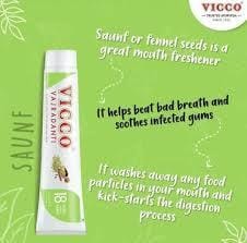 Vicco Vajradanti Paste Saunf 160gm