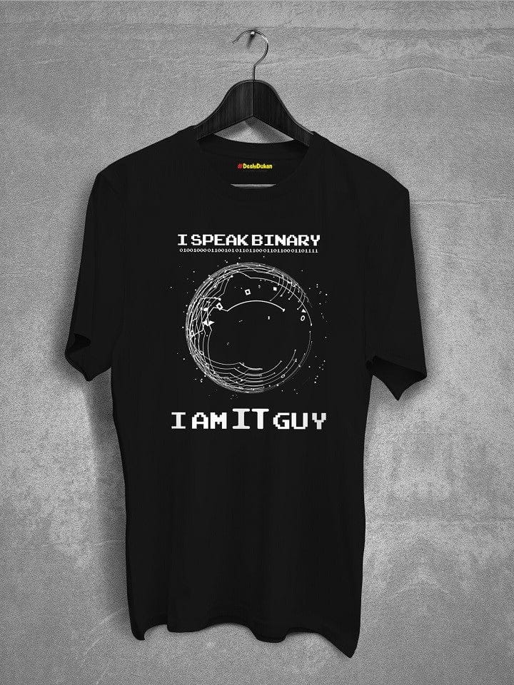 T-shirt for IT Geek or computer engineer-Black / S