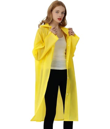 Infispace Yellow PVC Men's Raincoat ( Pack of 1 )