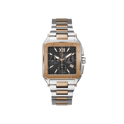 GC Men Black Dial 36 mm Analog Watch- Z08001G2MF-Black