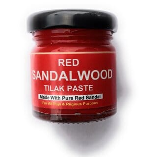 RED SANDALWOOD TILAK PASTE.
