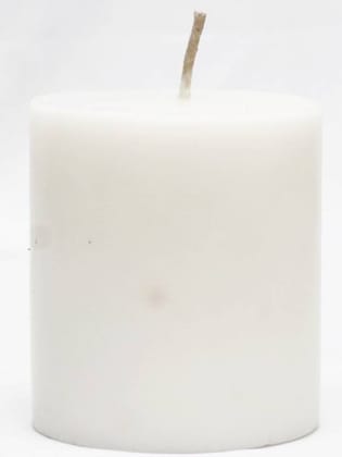 White Pillar Candles unscented 2 by 2 Inches