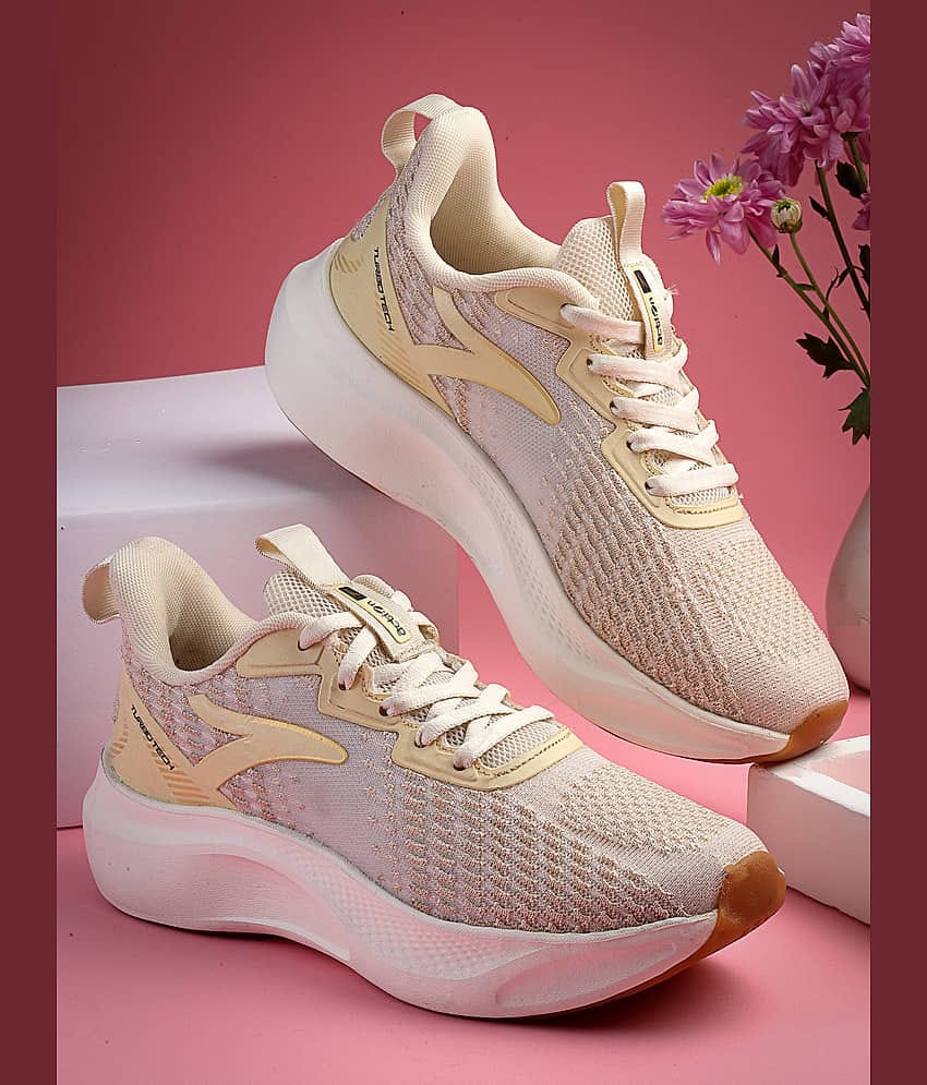 Action - Beige Women's Running Shoes