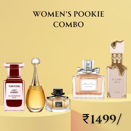 Women’s Pookie Combo  25ml X 5 perfumes