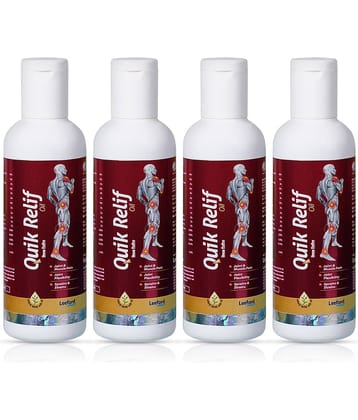 Quik Relif Herbal Ayurvedic Pain Relief Oil for Muscle & Joint Pain Relief 100ml ( Pack Of 4)