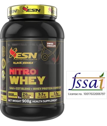 ESN Nitro Whey/ Whey Protein Powder ( 2 l , Swiss Chocolate - Flavour )