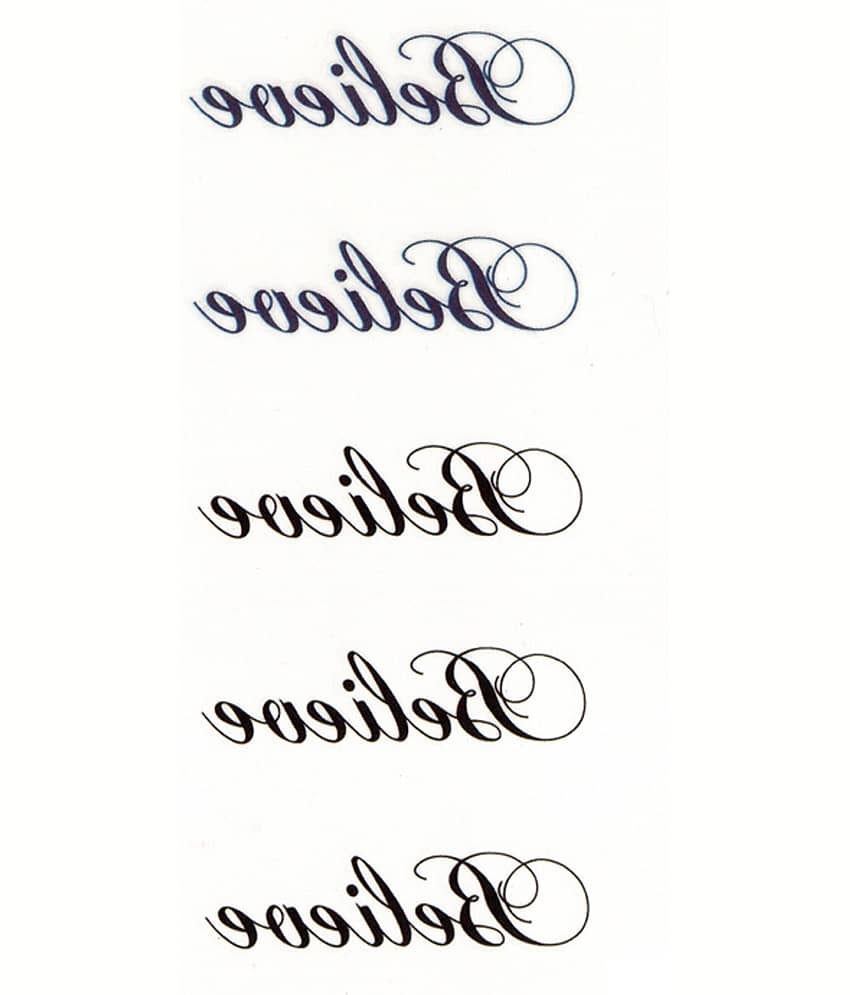 The Canvas Arts Temporary Body Tattoo