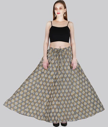 Sttoffa Grey Cotton Women's Ball Gown Skirt ( Pack of 1 )