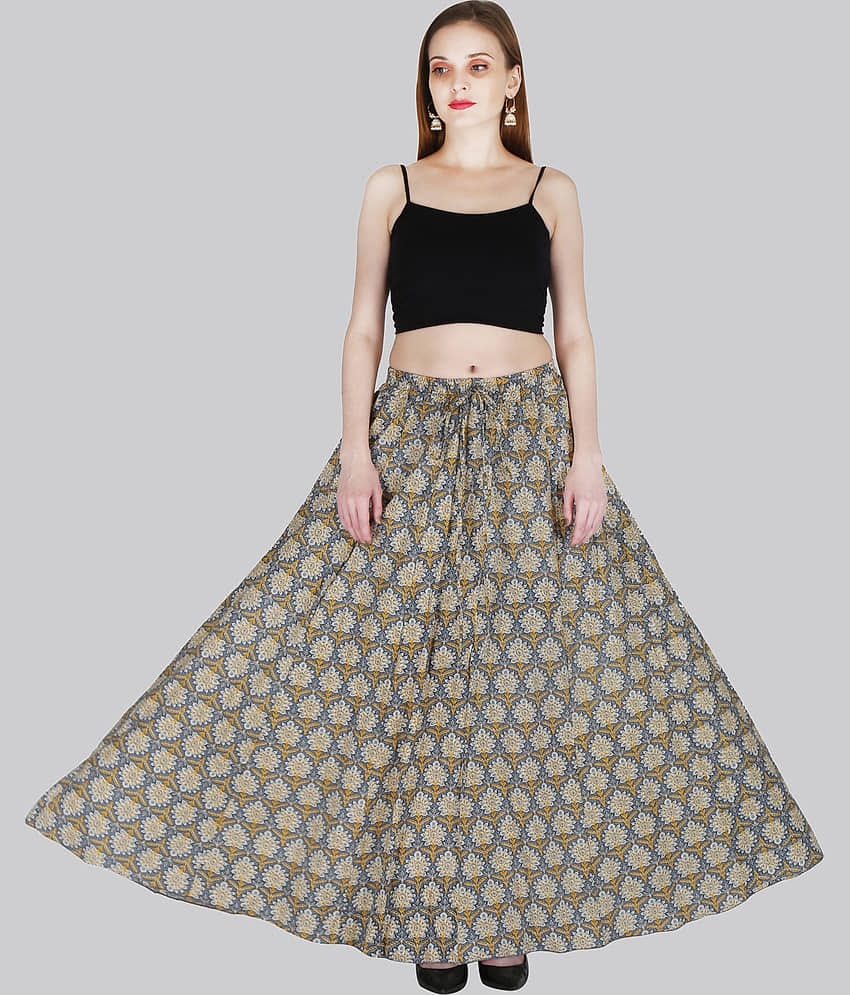 Sttoffa Grey Cotton Women's Ball Gown Skirt ( Pack of 1 )