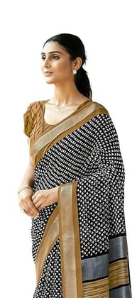 Pure Cotton Silk Linen Office Purpose Printed Saree with Unstitched Blouse Piece Pure Cotton Silk Linen Office Purpose Printed Saree with Unstitched Blouse Piece