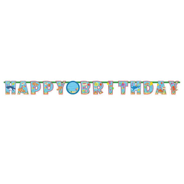 Ocean Buddies Customized Letter Banner - Over 10FT - Party and Festive Needs | Buy online on ZillyBuy