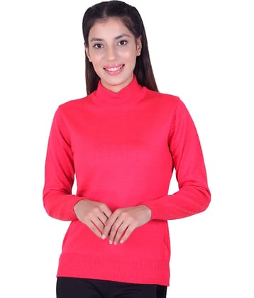 Ogarti Pink High Neck Sweater Single
