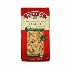 Borges Fusilli Pasta 500G