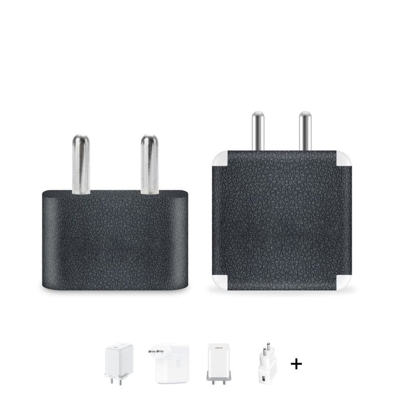 Black Leather Charger Skin