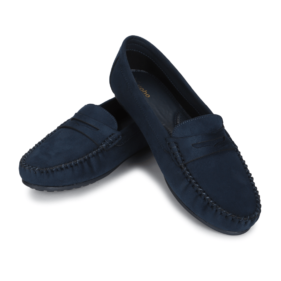 Bliss Casual Striped Suede-Mystery Blue / 3