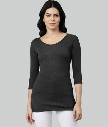 Amul Cotton Blend Thermal Tops - Grey Pack of 1