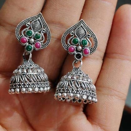Silver Oxidise Earing