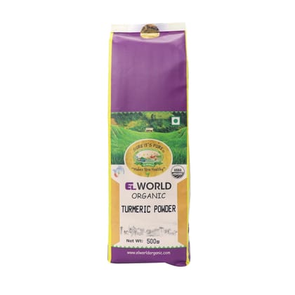 Elworld Agro & Organic Food Products Turmeric Powder 500g