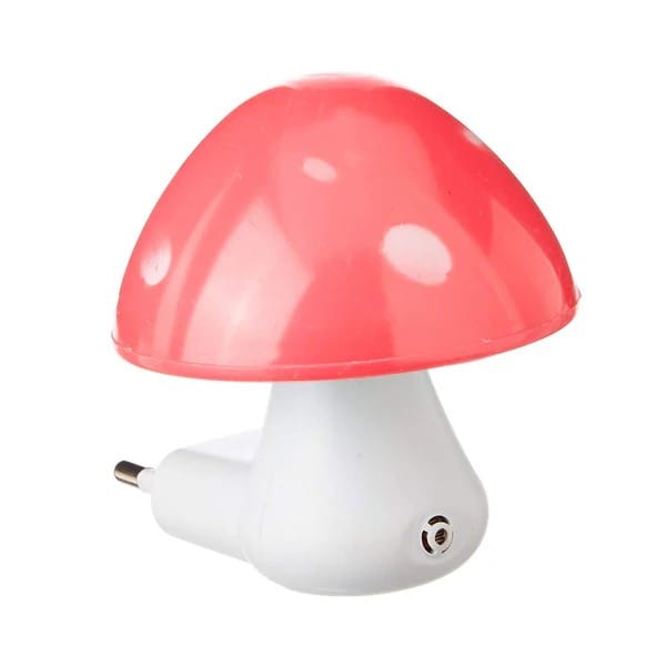 Automatic Night Sensor Mushroom Lamp (0.2 Watt Multicolour)