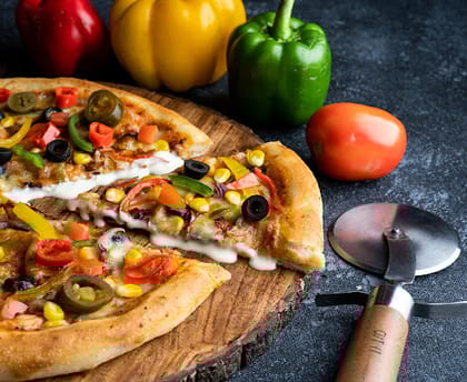 Cheesy Veg Mexicana Pizza - 8inch