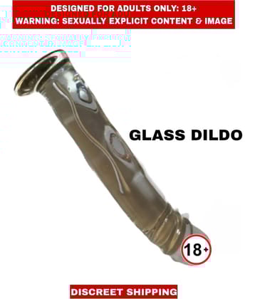 ADULT SEX TOYS TRANSPARENT MIRROR GLASS Dildo For Women