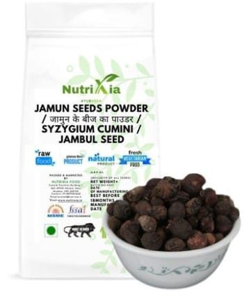 Nutrixia Food Jambu Seeds Powder - Jamun Seeds  100 gm