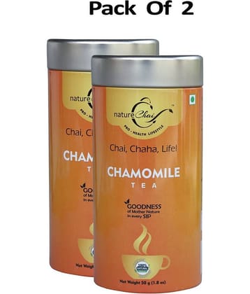 nature Chai Chamomile Tea Loose Leaf 50 gm Pack of 2
