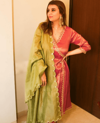Regal Purple Angrakha Set-XXS / XXS