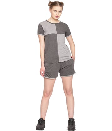 Uzarus Cotton Nightsuit Sets - Grey Single