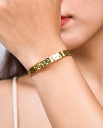 Henley Hammered Thin 18k Gold Plated Cuff-18k Gold Plated