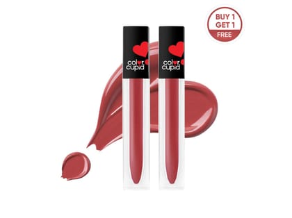 BUY 1 GET 1 - Color Cupid Forever Love Matte Liquid Lipstick - Lovestruck Orange - 4.1 g