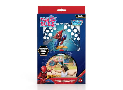 Bubble Magic FanBubs Spiderman Theme For Kids 3 Years and Above Bubble Magic FanBubs Spiderman Theme For Kids 3 Years and Above
