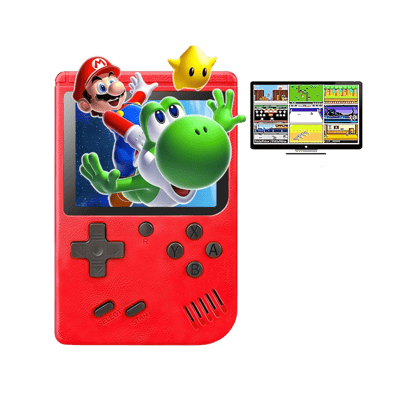 Video Game for Kids , Handheld 400 in 1 Games for Kids - Game Box with TV Output & with Gaming Console - Rechargeable Video Game for Kids (Style 1)