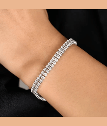 MGSV Silver Bracelet ( Pack of 1 )