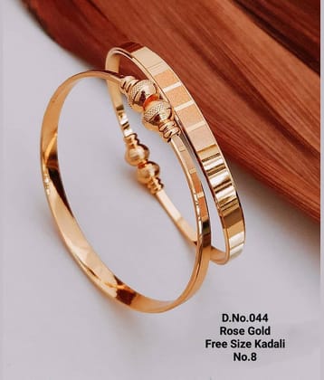 Shivay Fashion Rose Gold Bangle Set ( Pack of 1 )